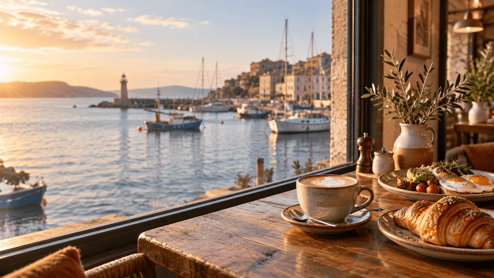 Preview of the fictional The Harbour Café demonstration